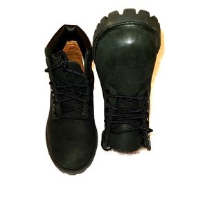 Black Suede Timberland Boots - Toddler